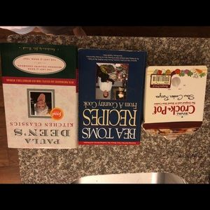 Three cookbooks